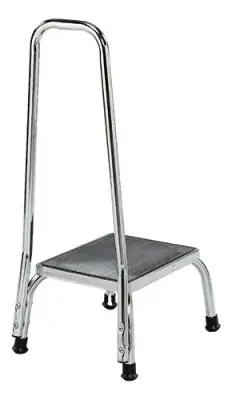Graham-Field – Step Stool with Handrail 1 Step Steel Frame 9 Inch Step Height – GF1840C-2