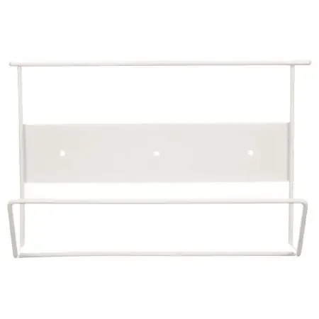 Grainger – Glove Box Holder Wall or Counter Mounted 1-Box Capacity White 3-1/2 X 7-1/4 X 11 Inch Coated Wire – 6GKY0