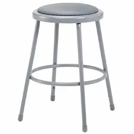 Grainger – Round Stool Gray – 9HZA2