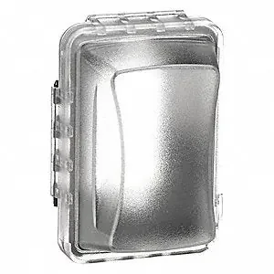 Grainger – Weatherproof Cover For Decora/GFCI Receptacle – 38R657