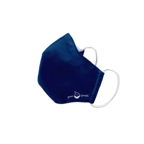 Green Sprouts, Reusable Adult Face Mask, Small, Navy 1 Count