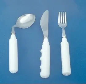 Grip-Tight – Fork Angled / Right Handed White – 8803
