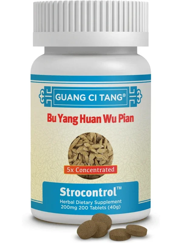 Guang Ci Tang, Bu Yang Huan Wu Pian, Strocontrol, 200 mg, 200 ct