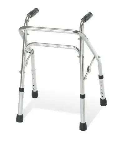 Guardian – Dual Release Folding Walker Adjustable Height Aluminum Frame 200 lbs. Weight Capacity 24-1/2 to 28-1/2 Inch Height – G07749