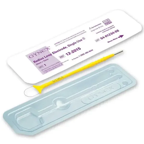 Gynex – LEEP/LLETZ Electrode Tungsten Wire Radius Loop Tip Disposable Sterile – 12-1512