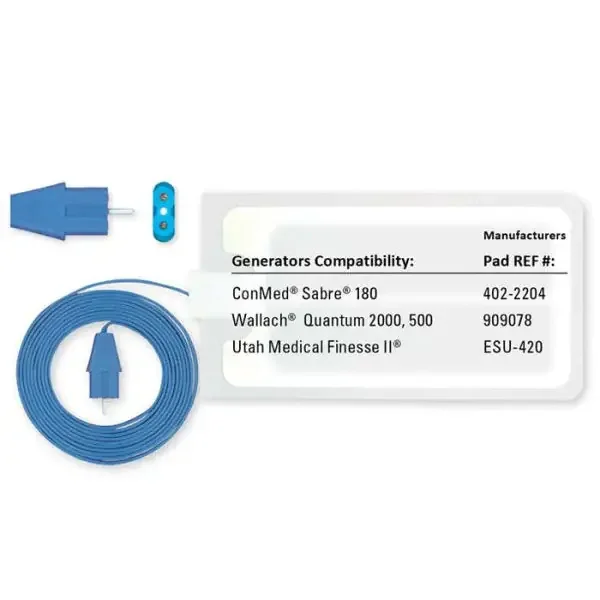 Gynex – Patient Return Electrode Split Corded – 33-714