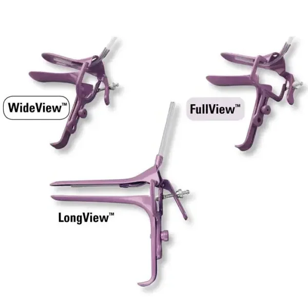 Gynex FullView – Electrosurgical Vaginal Speculum Graves NonSterile Surgical Grade Coated Stainless Steel Long Double Blade Duckbill 70 mm Yoke Opening Reusable Without Light Source Capability – 2881