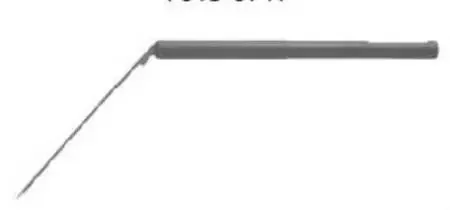 Gyrus – Juvenile Myringotomy Knife Stainless Steel / Plastic Round Handle Sterile Disposable – 70130790