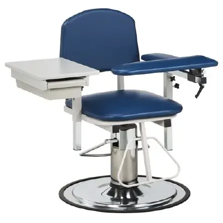 H Series – Blood Drawing Chair Padded Flip Up Arm Warm Gray – 6320-3WG