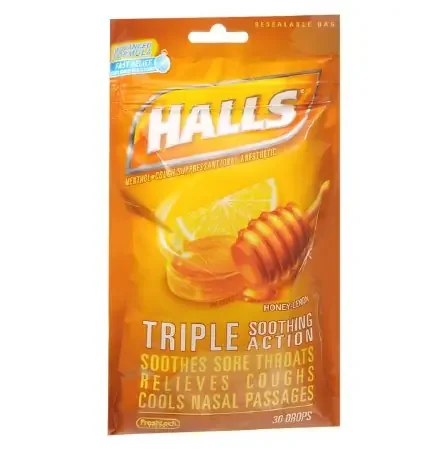 Halls – Cold and Cough Relief 7.5 mg Strength Lozenge 30 per Bag – 31254662869