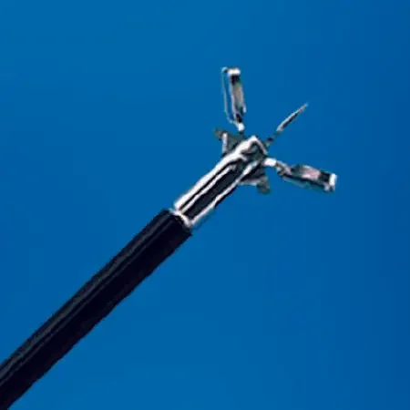 HALYARD* – Biopsy Forceps Halyard* 240 cm Coated Stainless Steel Sterile NonLocking Three Ring Handle Straight 2.3 mm Oval Cups with Spike – 60109