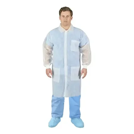 Halyard – Lab Coat White X-Large Knee Length Disposable – 10234