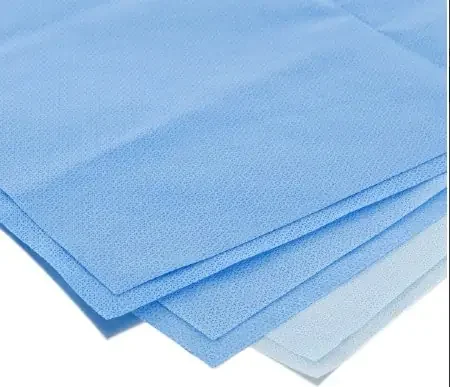 HALYARD* H100 – Sterilization Wrap Light Blue 20 X 20 Inch Single Layer SMS Polypropylene Steam / EO Gas / Hydrogen Peroxide – 37050