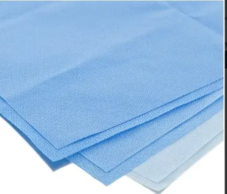HALYARD* H100 – Sterilization Wrap Light Blue 9 X 9 Inch Single Layer SMS Polypropylene Steam / EO Gas / Hydrogen Peroxide – 37159