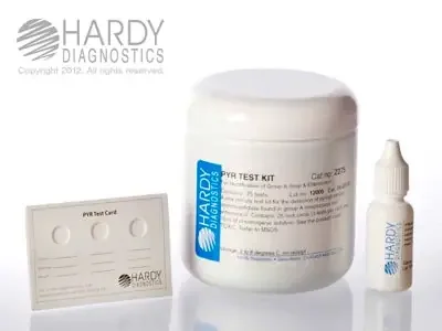 Hardy Diagnostics – Rapid Test Kit Microbial Identification Group A Streptococci and Enterococci Culture Sample 75 Tests – Z275