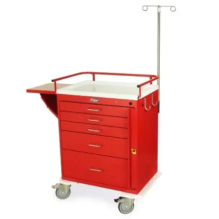 Harloff – Emergency Cart Heavy-duty Steel 32 X 38.5 X 22 Inch Dark Blue 23 X 17 Inch – 6331