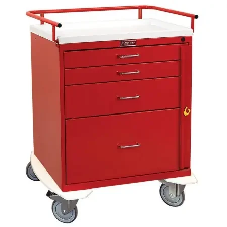 Harloff – Emergency Cart Steel 38.25 X 22 X 32 Inch Red – 6300
