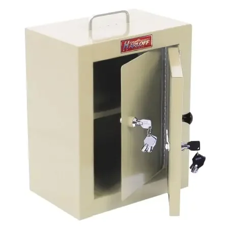 Harloff – Narcotic Cabinet Wall Mount Heavy Duty 20 Gauge Steel Double Key Lock – 2820AQ