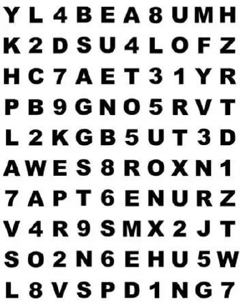 Hart Chart – Eye Chart Accommodative Rock Chart – BCHC
