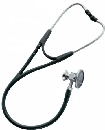 Harvey DLX – Cardiology Stethoscope Blue 1-Tube 17 Inch Tube Double-Sided Chestpiece – 5079-327S