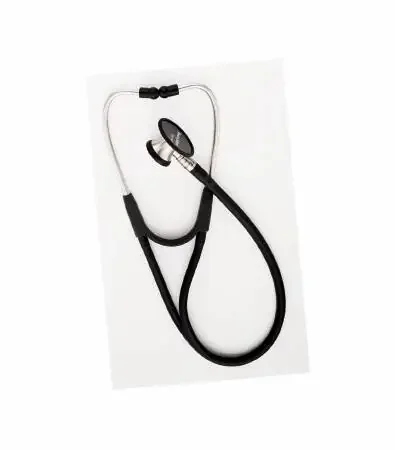 Harvey Elite – Cardiology Stethoscope Black 1-Tube 17 Inch Tube Double-Sided Chestpiece – 5079-125S