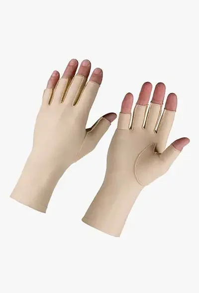 Hatch Edema Glove – Compression Gloves Open Finger Medium Over-the-Wrist Length Right Hand Lycra – 24-8662R