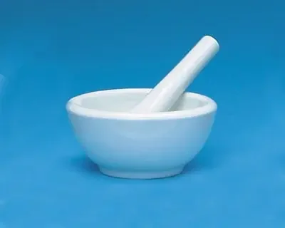 HCL – Mortar and Pestle Hand Operated White – 3401