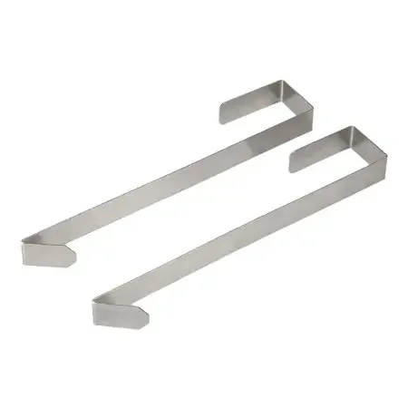 Health Care Logistics – Hanger Set Stainless Steel, 1 X 2 X 11-7/8 Inch – 20490