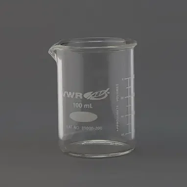 Health Care Logistics – Laboratory Beaker Glass 100 mL – 3025