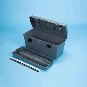 Health Care Logistics – Med Box Gray Copolymer Resin 10-1/2 X 11-3/8 X 23 Inch, 7-1/2 X 10 X 20-5/8 Inch Inside – 18290