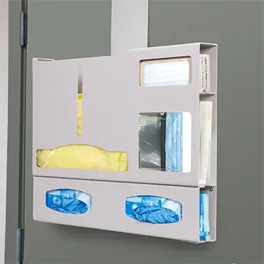 Health Care Logistics – PPE Dispenser Wall Mount Quartz Beige 4-3/4 X 20-13/16 X 23-1/2 Inch ABS Plastic – 18312