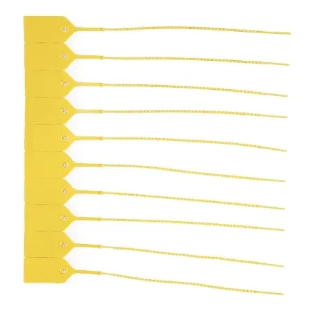 Health Care Logistics – Pull-Tight Seal UnNumbered Yellow Polypropylene 9 Inch – 7823