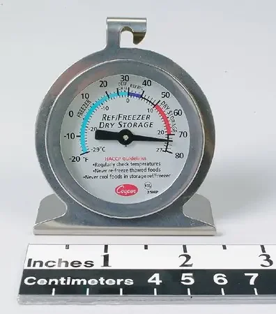 Health Care Logistics – Refrigerator / Freezer / Dry Storage Thermometer Fahrenheit / Celsius -20° to +80°F (-30° to +30°C) Without External Probe Hanging / Standing Does Not Require Power – 16087