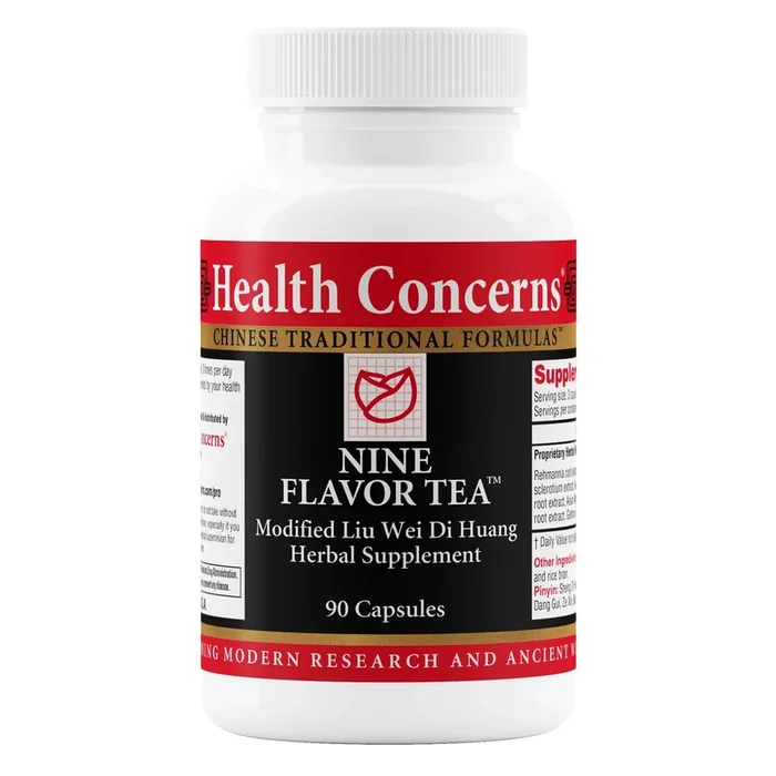 Health Concerns Nine Flavor Tea – Immune System Support & Kidney Support Supplement – 90 Capsules