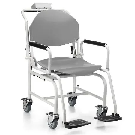 Health O Meter – Chair Scale Digital LCD Display 600 lbs. Capacity Gray AC Adapter / Battery Operated – 594KL