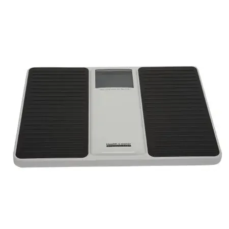 Health O Meter – Floor Scale Digital LCD Display 500 lbs. / 220 kg Capacity Black / White Battery Operated – 880KLS