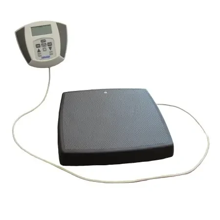Health O Meter – Floor Scale Digital Remote Display 600 lbs. / 272 kg Capacity Gray / Black AC Power – 752KL