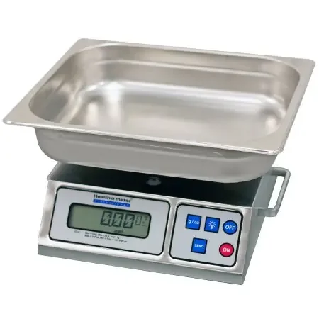 Health O Meter – Lab Scale Digital LCD Display 5000 Gram Capacity Stainless Steel AC Adapter / Battery Operated – 3400KG