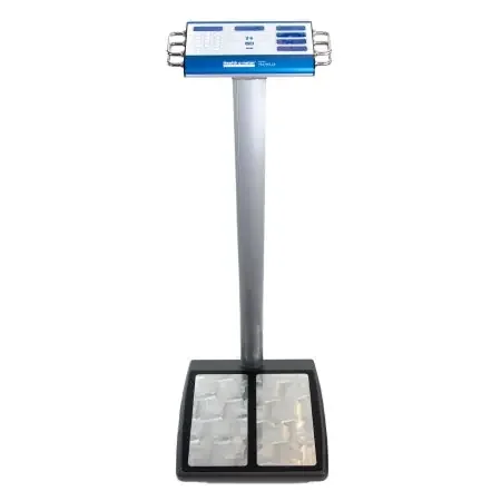Health O Meter – Total Body Composition Analyzer Stand on LCD Display 1000 lb / 453.5 kg Silver – BCS-G6-ADULT