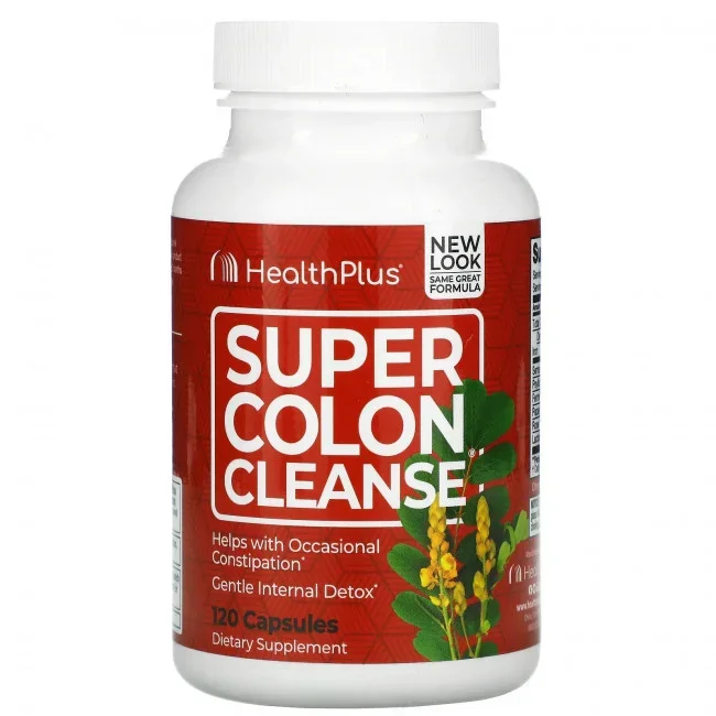 Health Plus – Super Colon Cleanse Psyllium (120 Capsules)