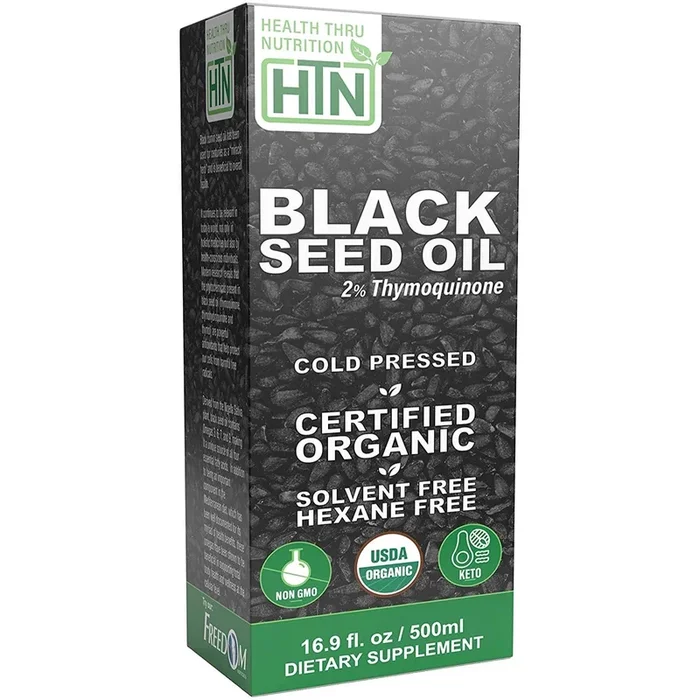 Health Thru Nutrition, Black Seed Oil Liquid 2% TQ (cold pressed), 16.9 Fl Oz Liquid
