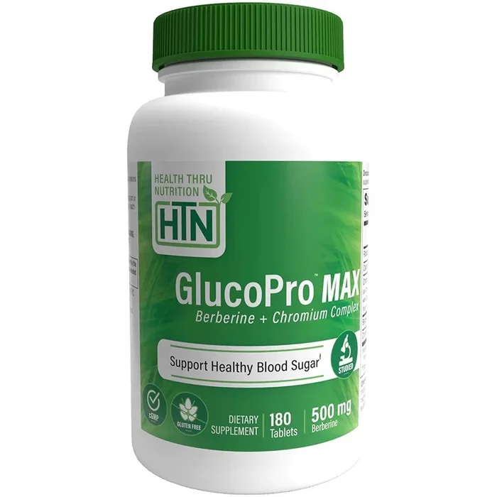 Health Thru Nutrition, GlucoPro Max Blood Sugar Support Formula, 180 Tablets