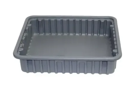 Healthmark Industries – Storage Tote Gray Plastic 4 X 15-1/8 X 18-1/4 Inch – MTB01804
