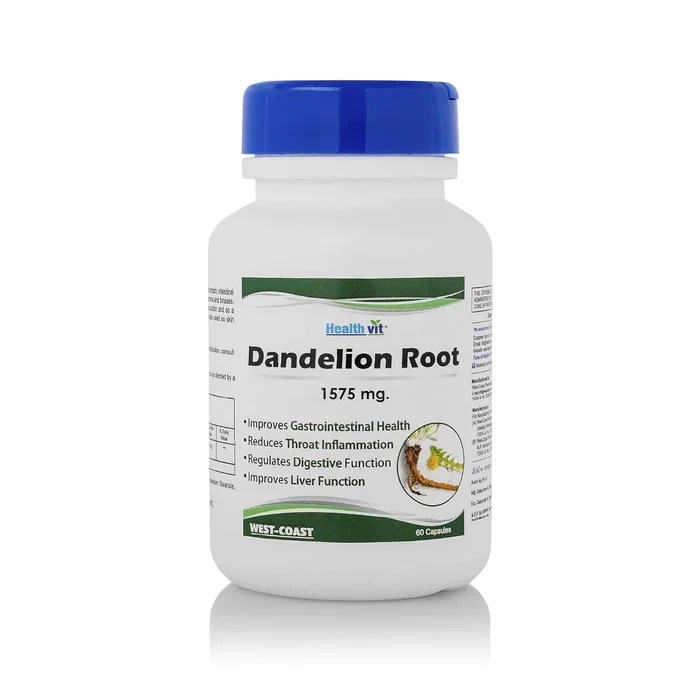 Healthvit Dandelion Root 1575 MG Capsules -60 Capsules