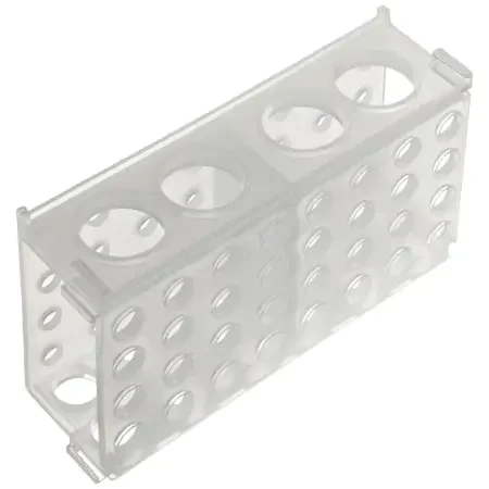 Heathrow Scientific – 4-Way Test Tube Rack 80 Place 1.5 to 2.0 / 0.5 / 15 / 50 mL Tube Size Natural 2-1/8 X 3-3/4 X 6-7/8 Inch – HS29022A