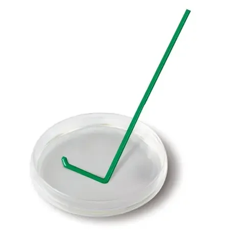 Heathrow Scientific – Cell Spreader L Shaped, Sterile, 4 X 38 X 146 mm, Green – HS8171B