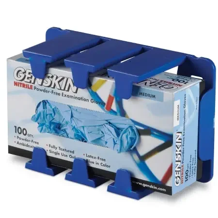 Heathrow Scientific – Glove Box Holder Wall Mounting 1 Box Blue 254 X 156 X 97 mm Plastic – HS23491A