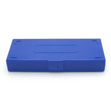 Heathrow Scientific – Slide Storage Box 35 X 86 X 209 mm Blue ABS Plastic / Cork 50 Slide Capacity – HS15996A