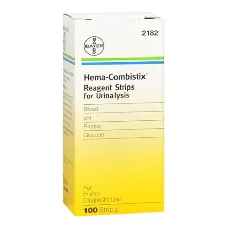 Hema-Combistix – Regent Strips Blood, Glucose, pH, Protein 100 per Bottle – 10338451