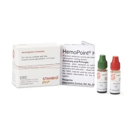 HemoPoint H2 – Control Hemoglobin Low Level / High Level 2 X 1.5 mL – 3065-201